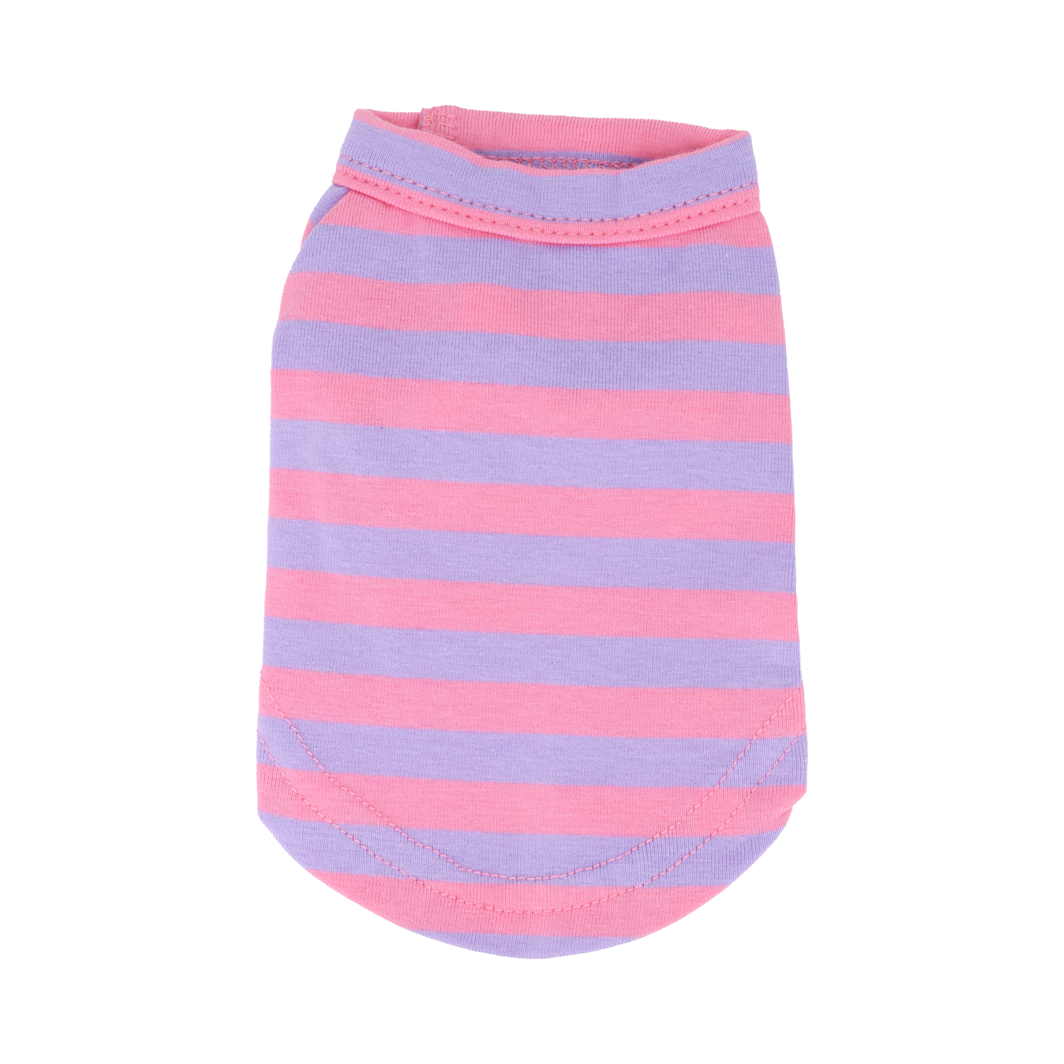 Lophipets striped T-shirt/purple Pink /XXS
