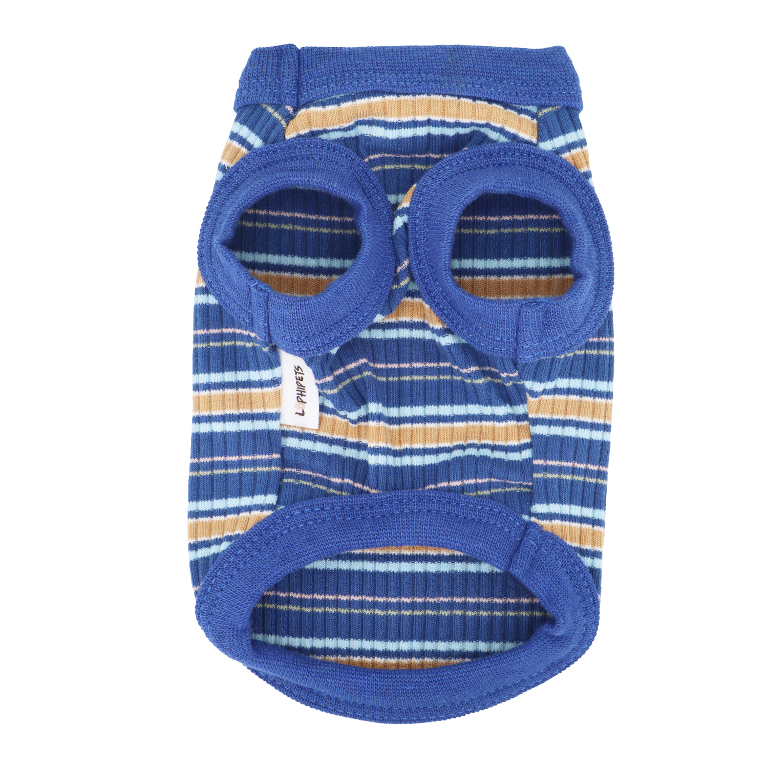 Lophipets pit strip vest/ Blue/xxs