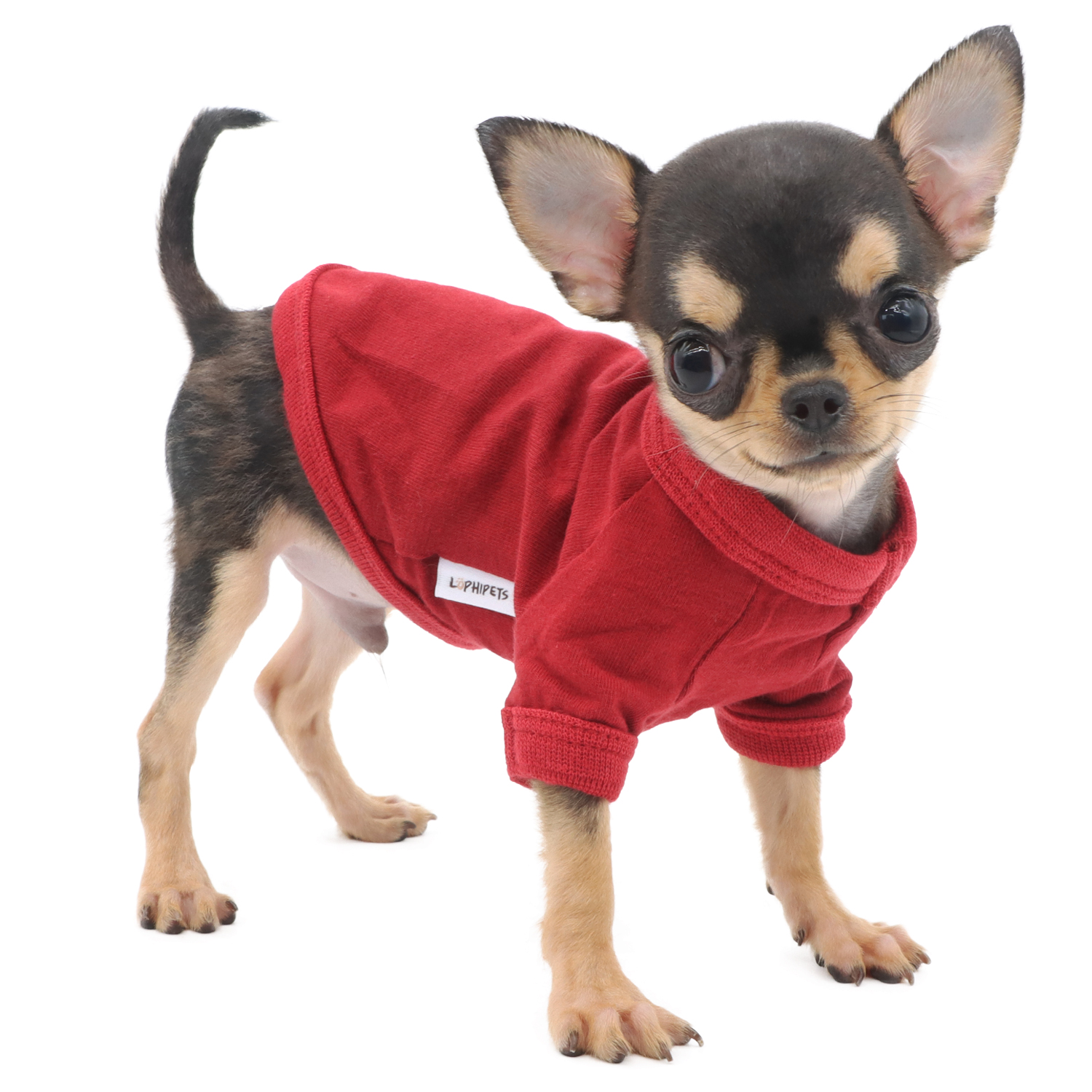 Lophipets solid color vest/ Red/xxs