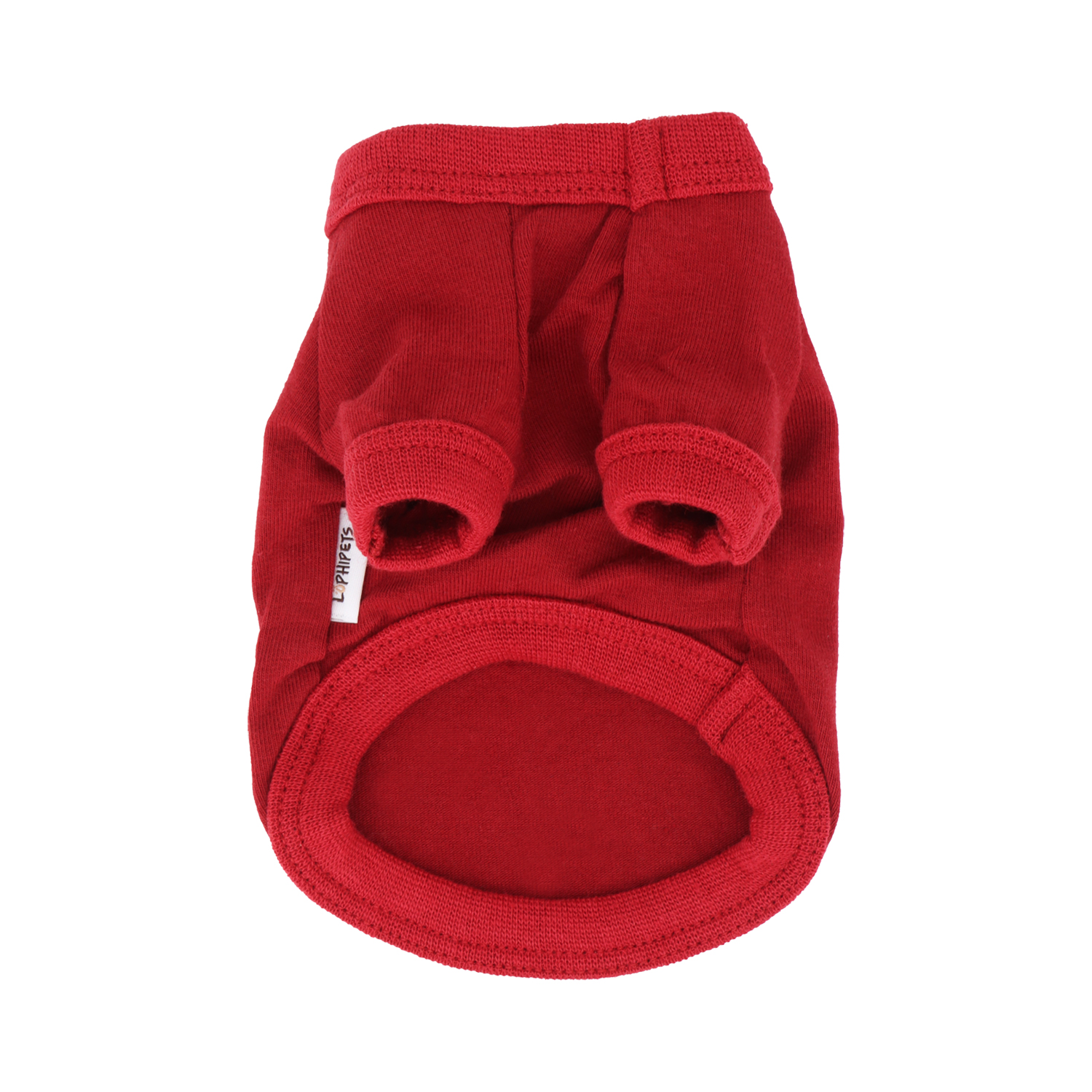 Lophipets solid color vest/ Red/xxs