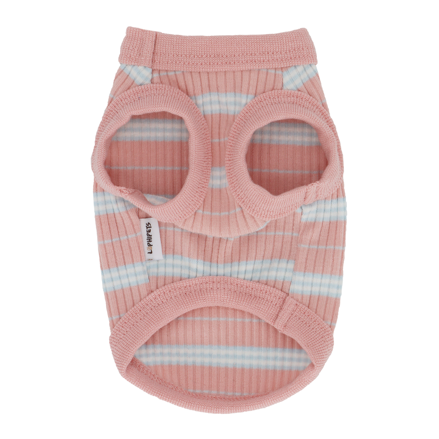 Lophipets pit strip vest/Light pink/xxs
