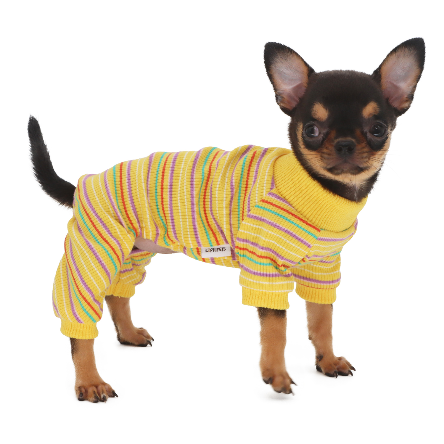 Lophipets New long-sleeved pajamas/Yellow/XXS