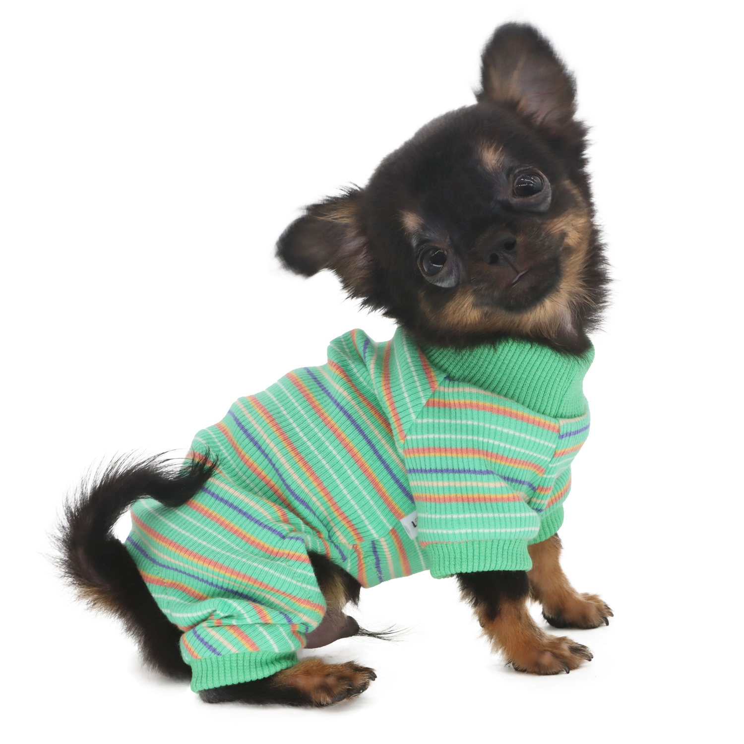 Lophipets New long-sleeved pajamas/Green/XXS