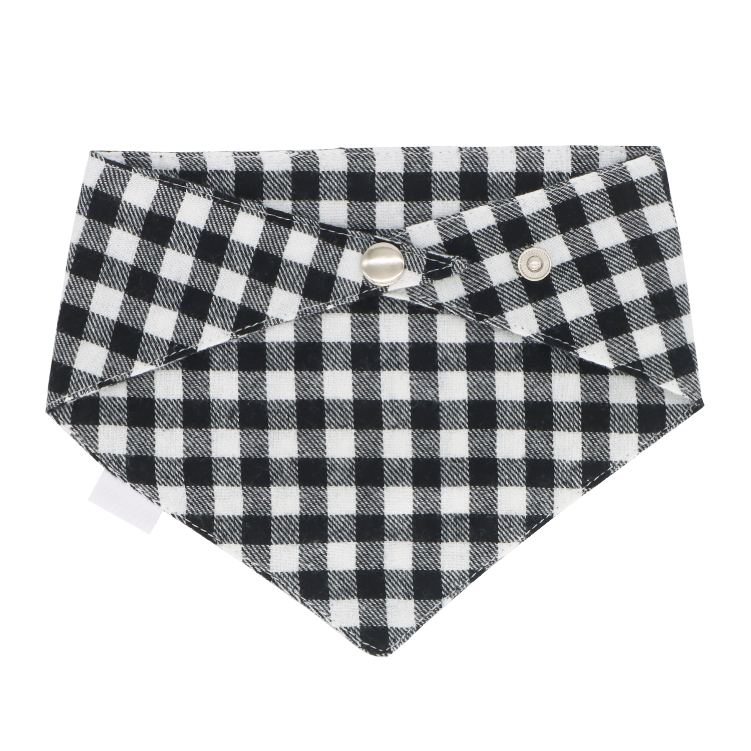 Lophipets new checkered triangular scarf-Black-M
